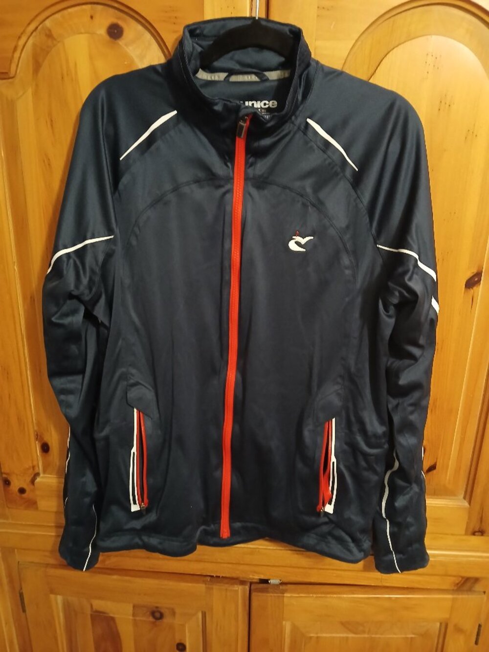 Sunice Men’s Tornado Golf Jacket Blue Med Full Zip Water Resistant Caves Valley